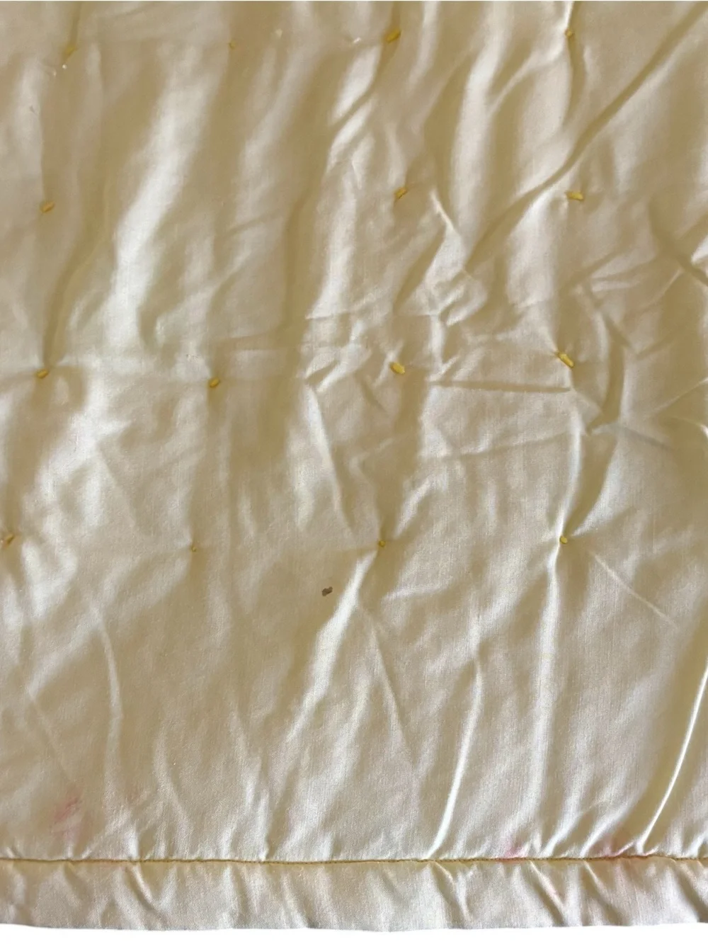 Vintage Care Bears Handmade Baby Quilt Blanket Pastel Patchwork 38x46